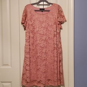 Lane Bryant lace swing dress